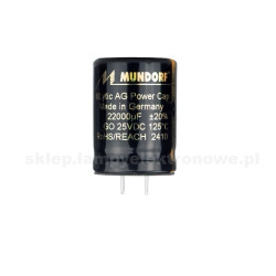 Kondensator 22000uF/25V MLytic AG Print Mundorf