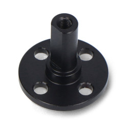 Metal Flat Key Shaft Flange Plate-A - adapter do kół dla serwomechanizmów - czarny - Waveshare 24985