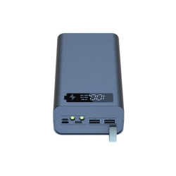 Obudowa POWERBANK 12x 18650 LCD QC 3.0PD Czarna USB-C Micro-USB