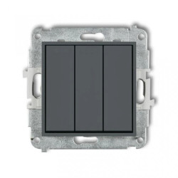 ICON Mechanizm łącznika potrójnego grafitowy mat 28IWP-7