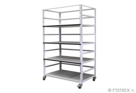 Wózek ESD do transportu (1815x1100x800) - 4 półki