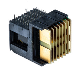 Złącze typu Backplane MULTIGIG RT 2 Series 1.8mm Pitch 56-pinowe 7-rzędowe Męski, Lutowane Terminal Przewlekany TE