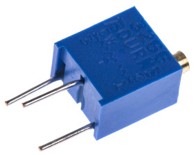 Potencjometr dostrojczy 50kΩ THT 0.25W 12 -zwoje Regulacja górna 1,78 mm