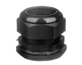 Dławnica kablowa poliamidowa PG48 IP68 DP 48/H BK czarna E03DK-01030300901