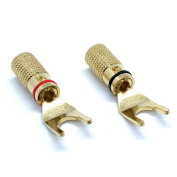 LA920 VITALCO wtyk głośnikowy widełkowy