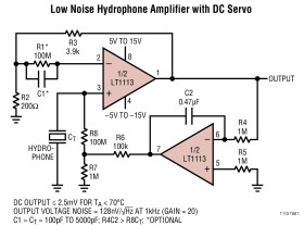 Dual Low Noise, Precision, JFET Input Op Amps