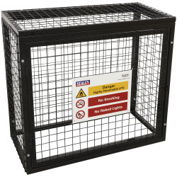 Sealey GCSC247 Safety Cage - 2 x 47kg Gas Cylinders