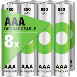 GP RCK85AAA034C8 ReCyko AAA Rechargeable Battery 850mAh 8 Pack