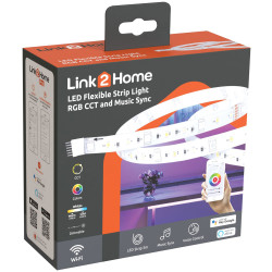 Link2Home L2H-STRIPRGBCCT Flexible LED Light Strip 5m