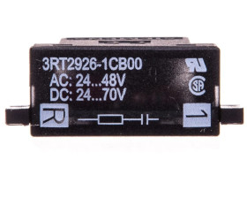 Układ tłumiący RC 24-48V AC 24-70V DC ze wkaźnikiem LED S0 3RT2926-1CB00