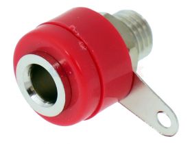 Gniazdo banan 4mm czerwone