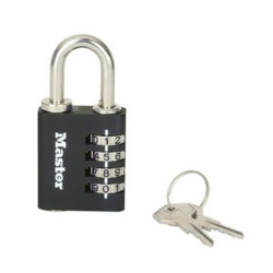 Kłódka średnica szekli: 6mm Master Lock Kłódka W budynkach, na zewnątrz cynkowa
