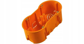 Puszka P/T PK-60 podwójna z wkrętami głęboka