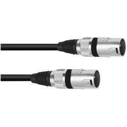 Omnitronic 3022075A Audio &amp; Video Cable Assemblies Black 2m Durable Design