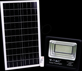 94026 LED floodlight with solar panel, 40 W, 6000 K