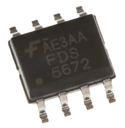 MOSFET N-kanałowy 12 A SOIC 60 V SMD Pojedynczy 2.5 W 10 miliomów