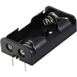 TRU COMPONENTS TC-13220528 Battery tray 2x AA Pin contact 59x33x15mm Holder