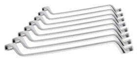 Zestaw kluczy oczkowych 8 szt., CrV, 6-22 mm, DIN 838 HT1W598