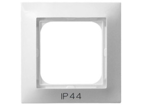 IMPRESJA STANDARD Ramka 1 pojedyncza do wyłączników IP44 biały RH-1Y/00 OSPEL