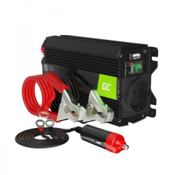 Przetwornica napięcia Inwerter Green Cell PRO 12V na 230V 300W/600W Modyfikowana sinusoida