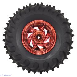 Dagu Wild Thumper Wheel 120x60mm Pair with 4mm Shaft Adapters