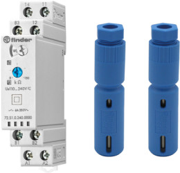Monitoring relays, 1 Form C (NO/NC), 240 V (DC), 240 V (AC), 6 A, 400 V (AC), 72.51.0.240.0000PQA