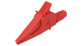 Zacisk Krokodylkowy 20A Czerwony Max 39Mm 1Kv Fcr79900r
