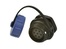 Gniazdo; SP1312/S7-C-FO; 7 torów; lutowany; 0,75mm2; SP13; na panel; 13mm; IP68; 5A; 125V; Weipu; RoHS; SP1312/S7-C