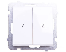 SONATA Łącznik żaluzjowy biały ŁP-7R/m/00