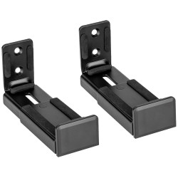 My Wall HZ 30 L Soundbar mounting brackets Black Rigid 2 pcs Speaker Wall Brkt