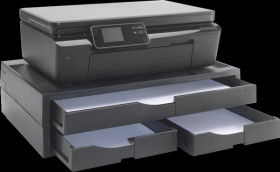 42815 Printer stand with 1x DIN A3 + 2x DIN A4 trays