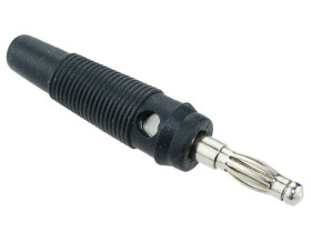 4mm Black Banana Test Plug