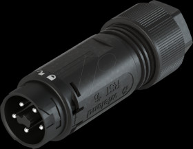 46.052.4153.1 RST Mini 16i5 connector, black plug
