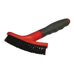 Faithfull 09800711 Grout Scrubbing Brush Soft-Grip Handle