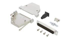 Dtsl-Rgljss-37Mssl D-Sub Męskie Kątowe 45 Lutowanie Na Przewód Unc 4-40 Pin 37