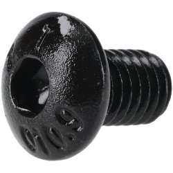 R-TECH 337374 M5 X 8 Hex Socket Button Screws Steel Black - Pack Of 100
