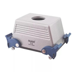 Pokrywa metalowa pusta, 48pin, 16 A, górne przyłączenie, ręczne zamknięcia z rolką - plastikowe T0-EBM48GU34