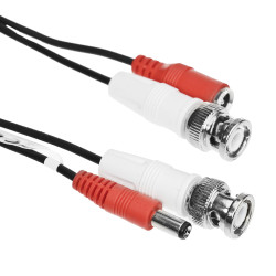 Przewód BNC - BNC + DC - 10m
