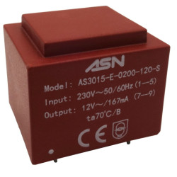 TSZZ2,0 12V-0,167A 2W Trafo Transformator TSZZ