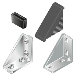 Część łącząca Kątownik Rozmiar rowka 6mm Bosch Rexroth