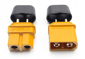 XT60 KOMPLET ZŁĄCZ WYSOKOPRĄDOWYCH 30A MĘSKI + ŻEŃSKI + OSŁONY