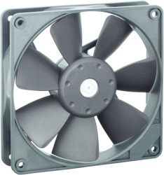 DC axial fan, 24 V, 119 x 119 x 25 mm, 168 m³/h, 43 dB, ball bearing, ebm-papst 4414 F