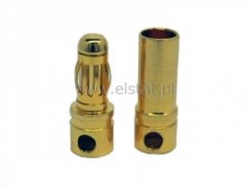 Wtyk i gniazdo GOLD - 3,5mm - zestaw para 60A