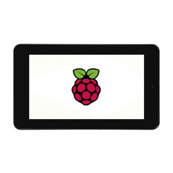 Moduł wyświetlacza 7" dotykowy pojemnościowy dla Raspberry Pi DSI 800×480 z kamerą 5MP i obudową