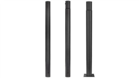 Słup Oświetleniowy, Maszt Do Kamer Fi: 76Mm 3M Podstawa 200X200x8mm Czarny