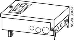 Akcesoria do koryt kablowych Listwa szynowa odgałęźnika BD2 320 x 205 x 160mm Siemens