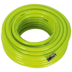 Sealey AHFC20 Air Hose High Visibility 20mtr x &#xD8;8mm with 1/4&quot;BSP Unions