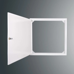 Drzwiczki rewizyjne SP 600x600 RAL9003, kołnierz szer.2,5cm