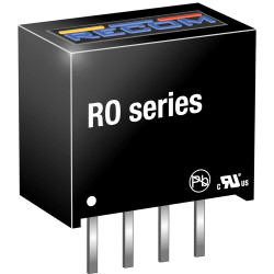 DC converter, 3.3 VDC, 1 W, 1 output, 5 VDC, 80 % efficiency, RO-3.305S