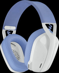 981-001074 Headset, USB, stereo, gaming, G435, grey white/lilac